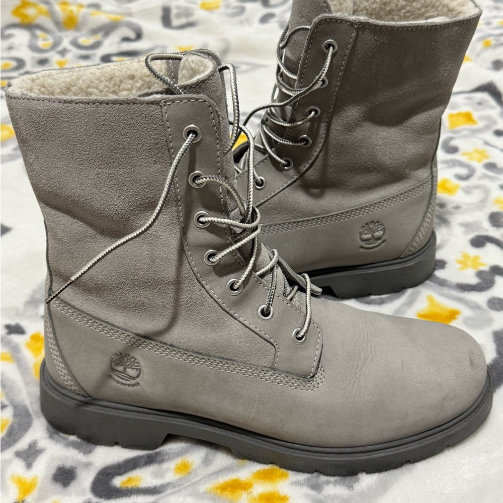 Timberland Linden Woods Waterproof Gray Boots